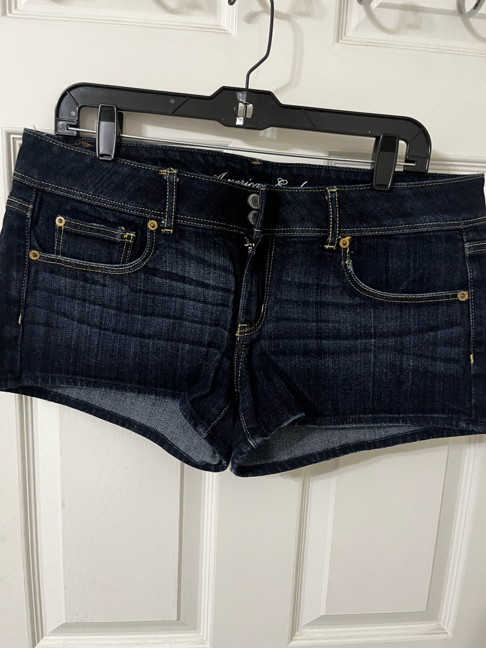 American Eagle Outfitters Dark Indigo Denim Shorts Sz 12
